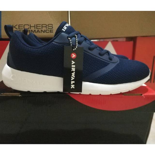 Sepatu AirWalk Larquis Navy Original