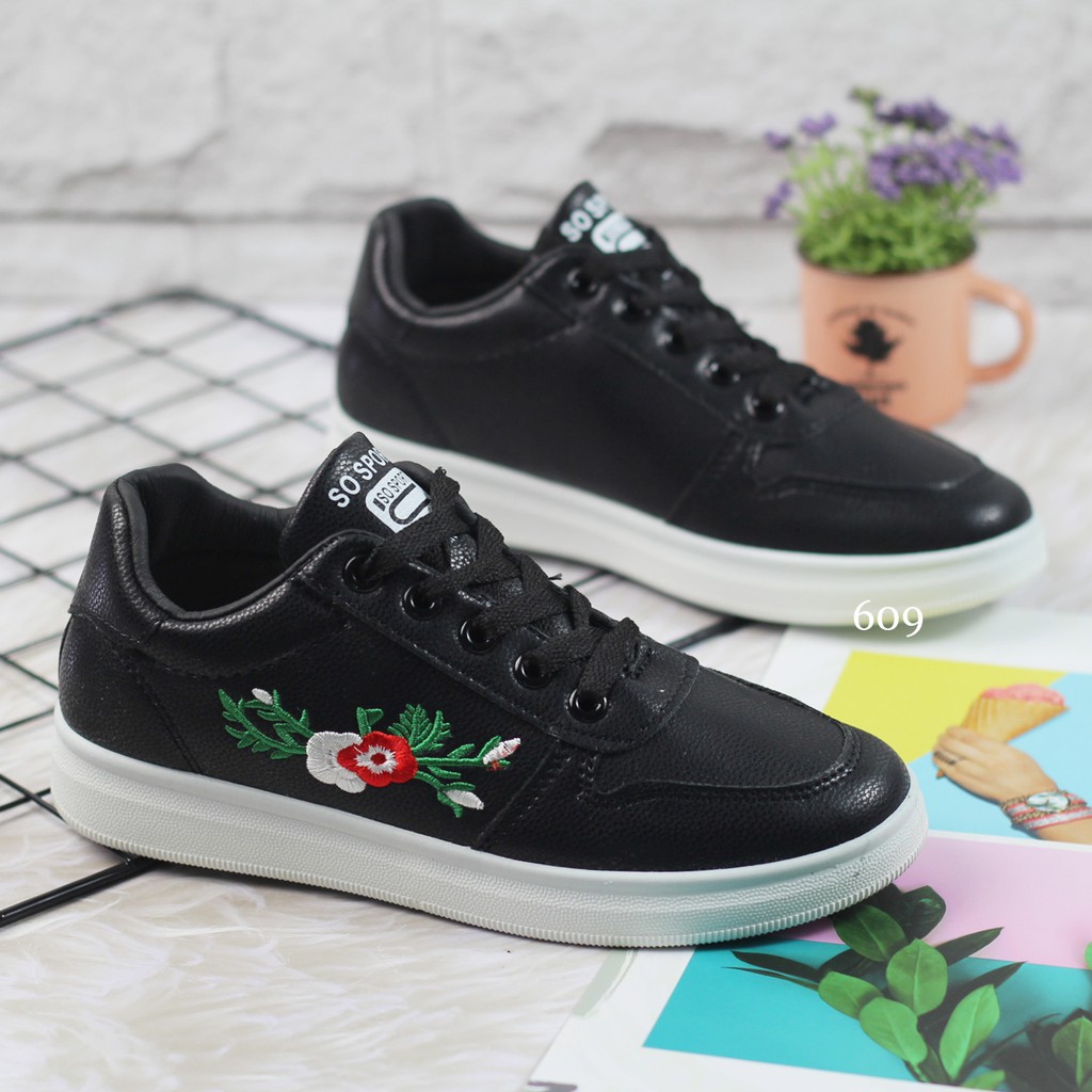 Sepatu Sneakers k609 wanita import realpict