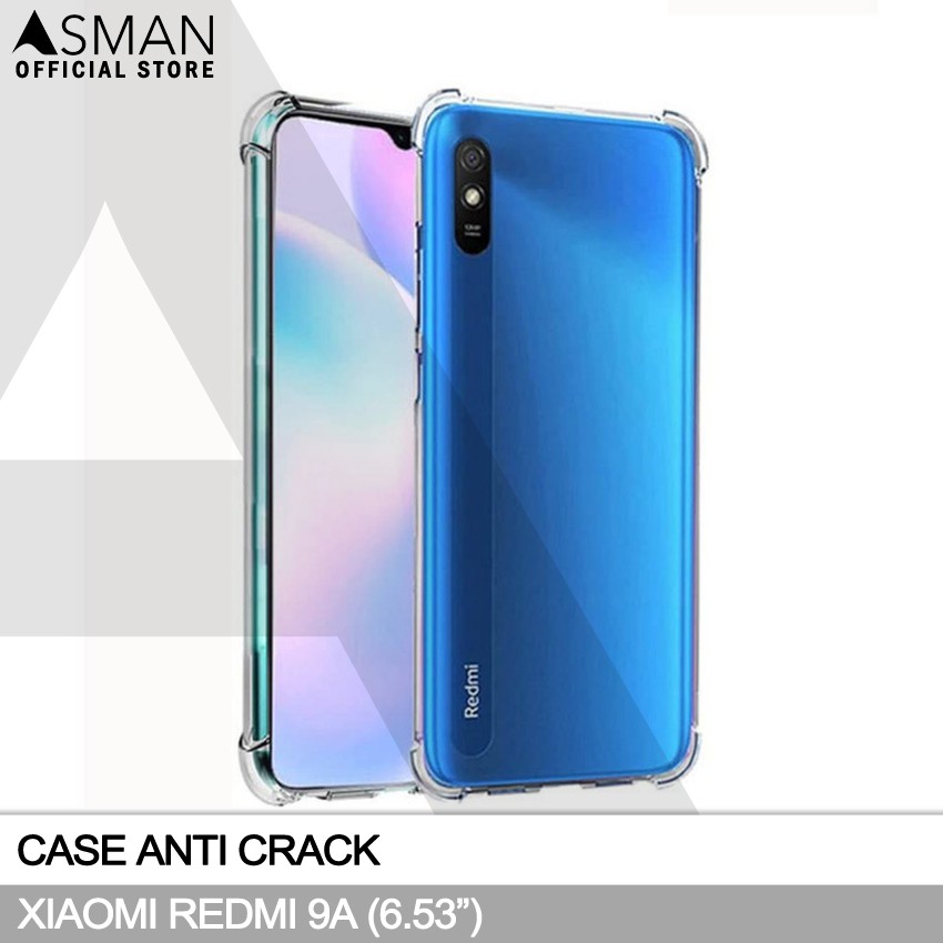 Anti Crack Xiaomi Redmi 9A (6.53&quot;) | Softcase Anti Bentur - Clear