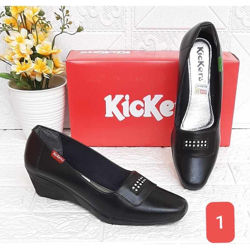 SEPATU KERJA FANTOFEL WANITA KICKERS MURAH KODE GL HARGA GROSIR