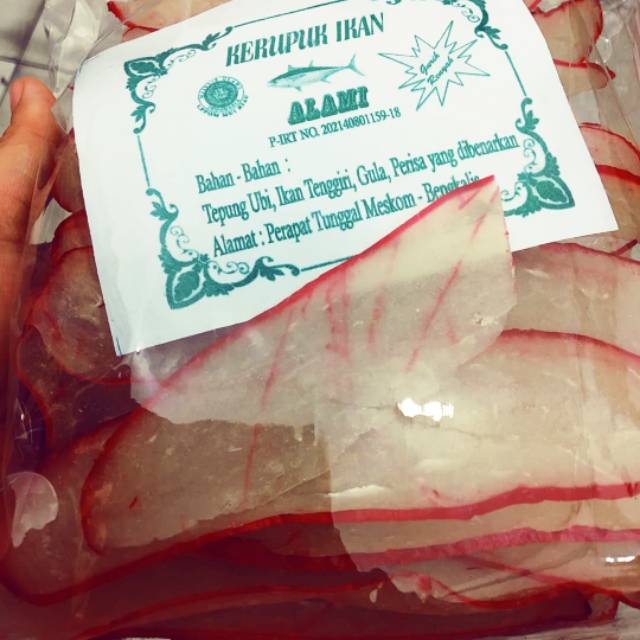 

Kerupuk ikan kahsa bengkalis meskom