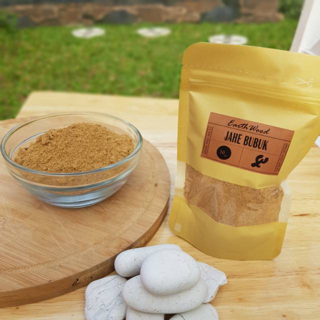 

Jahe Bubuk Murni / Ginger Powder / Rimpang Bubuk 50 gram 100 gram EarthWood
