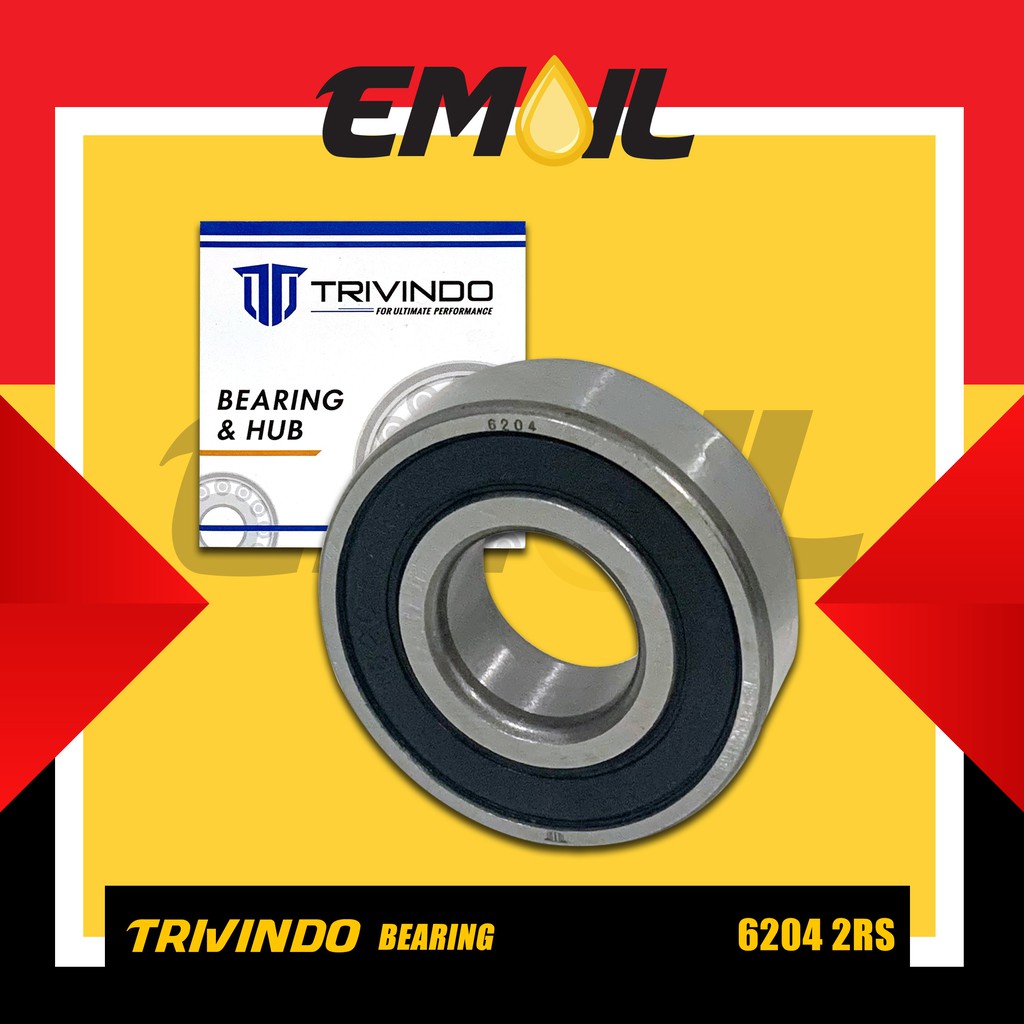 ball bearing laher 6204 2RS Trivindo