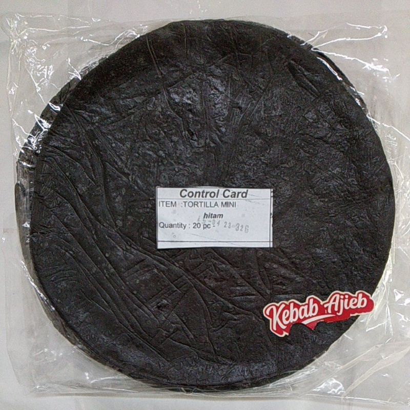 

Tortilla Hitam Mini uk 20cm