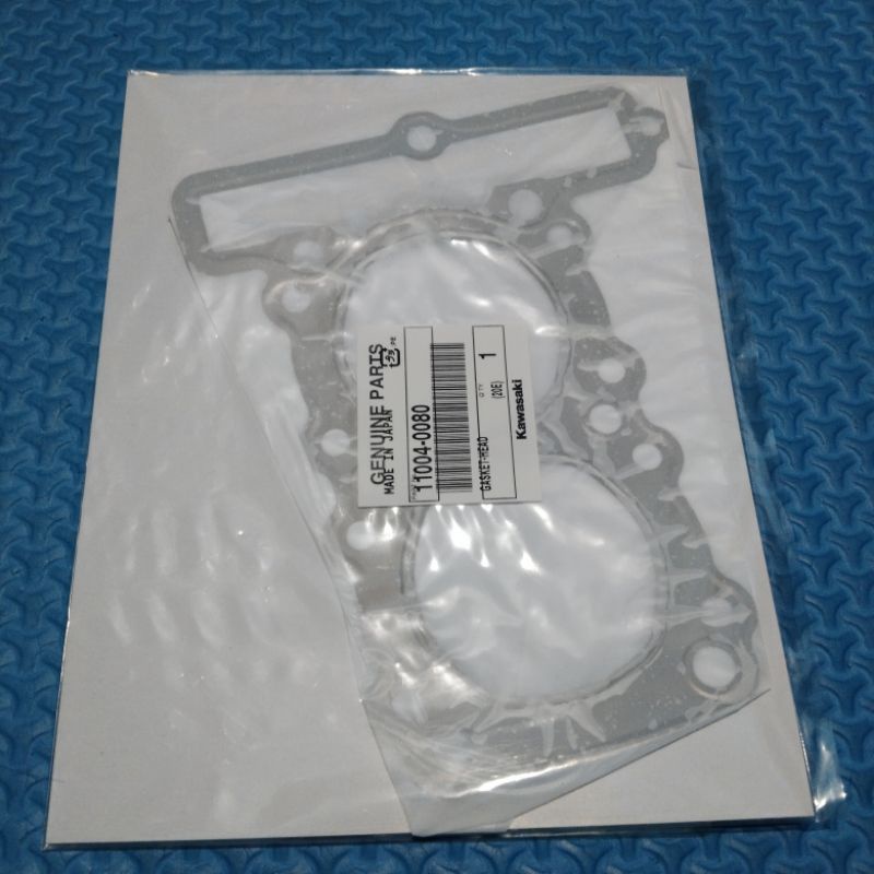 paking gasket perpack head ninja 250 karbu original Kawasaki 11004-0080