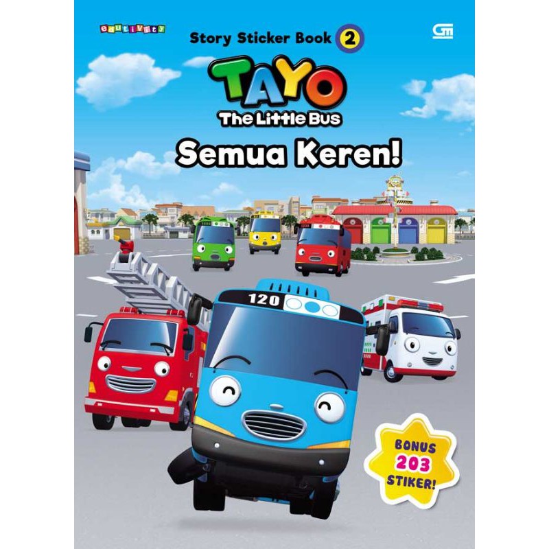 

Buku Stiker Tayo | Tayo the Sticker Bus 2: Tayo The Little Bus: Semua Keren!