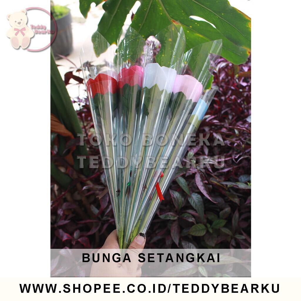 BUNGA SETANGKAI PINK SOFT