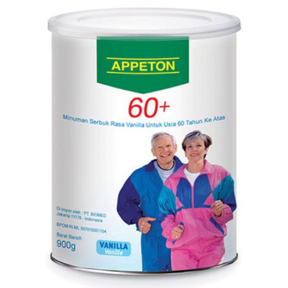 

Sehat Langsung 900Gr Appeton 60+ / Susu Lansia (Vanilla) Alami