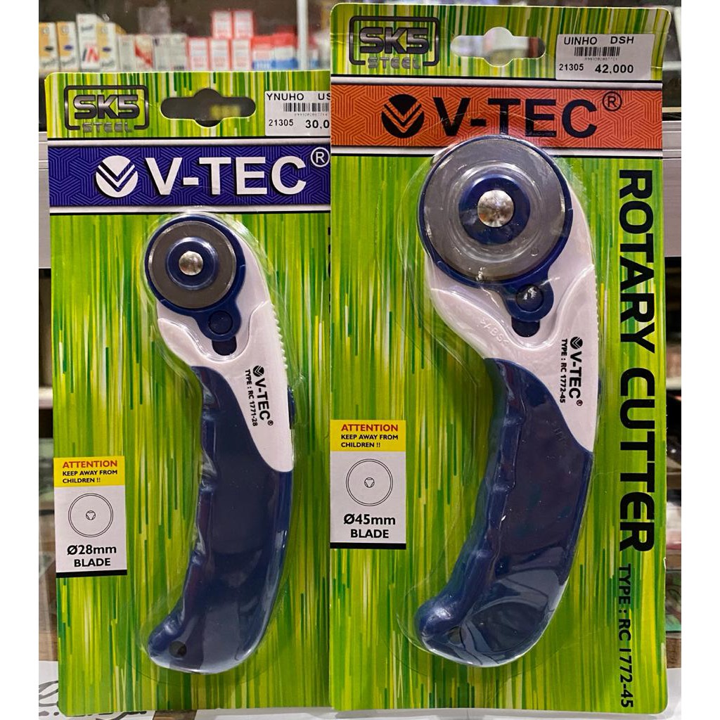

V-TEC ROTARY CUTTER with Switch Lock (28mm & 45mm)