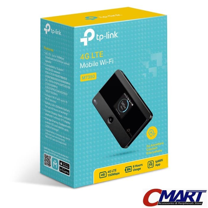 TP-Link M7350 : TPLink 3G / 4G LTE Mobile WiFi Mifi Wireless Router