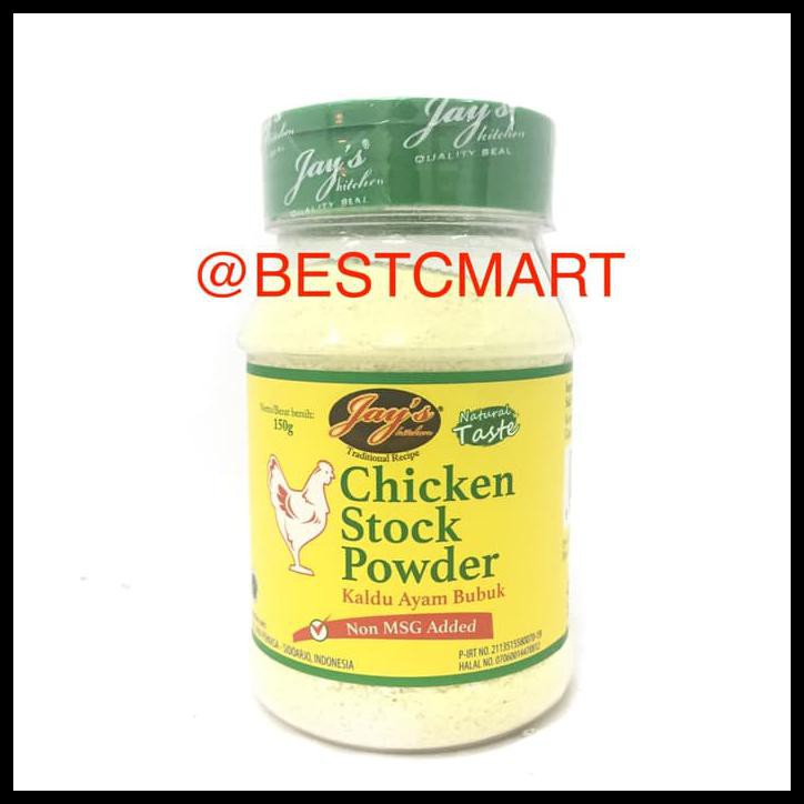 

HOT SALE JAY'S CHICKEN STOCK POWDER NON MSG (KALDU AYAM BUBUK) terjamin