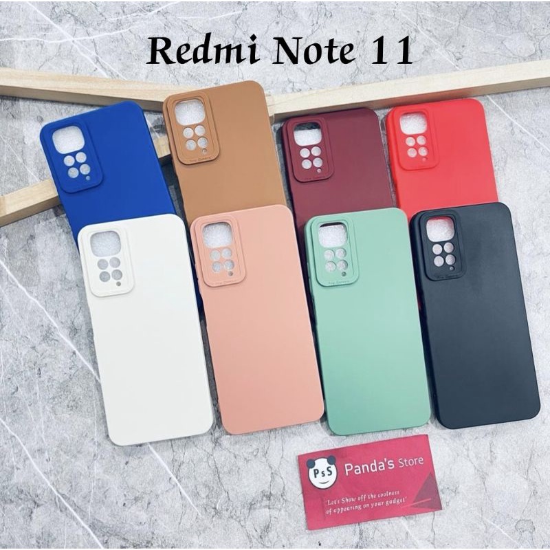 Softcase Pro Camera Redmi Note 11 4G Candy Case Full Color 3D Silikon TPU