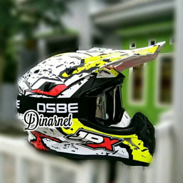 Jual Helm Cross Jpx X20 Full Face Standar SNI Trail Trabas Supermoto Klx terlaris