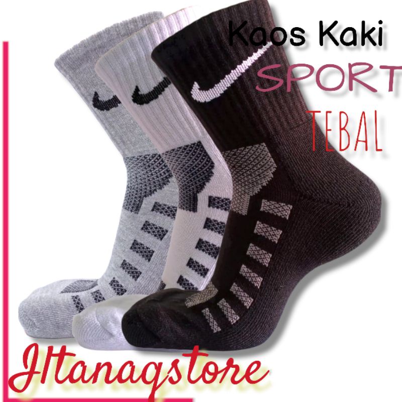 Kaos Kaki SPORT PE TERY/Kaos Kaki OLAHRAGA Tebal Bahan PE