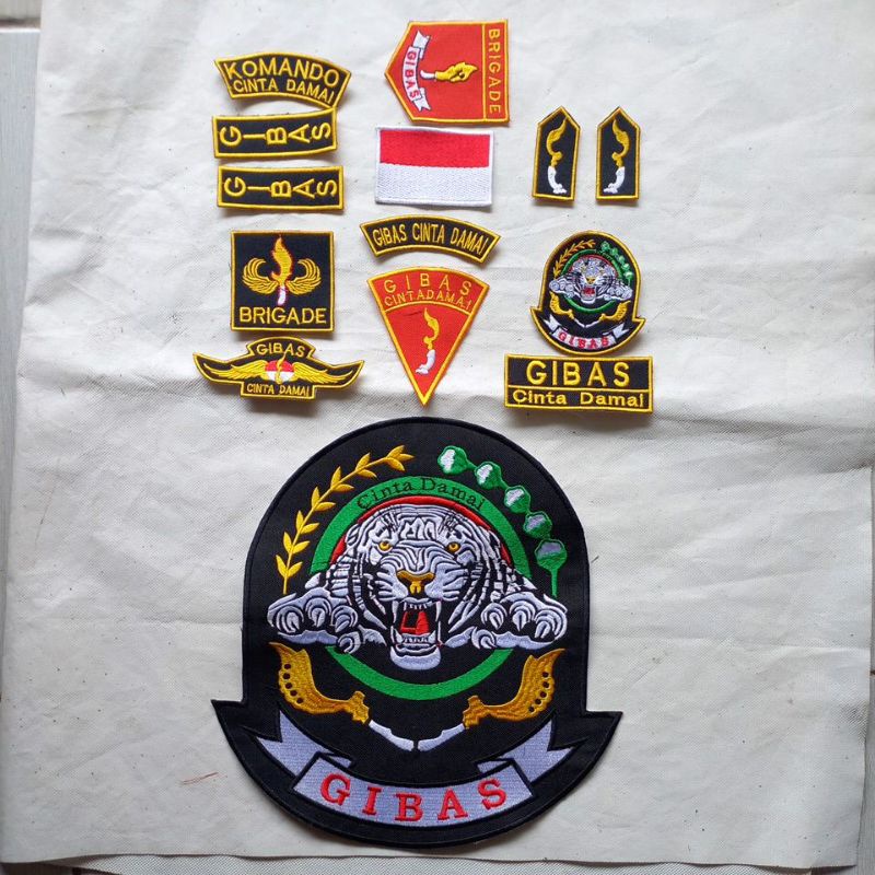 LOGO GIBAS BORDIR 1 SET