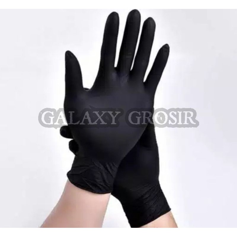 [12 Pasang] Sarung tangan polos kain khusus hitam &amp; putih harga grosir