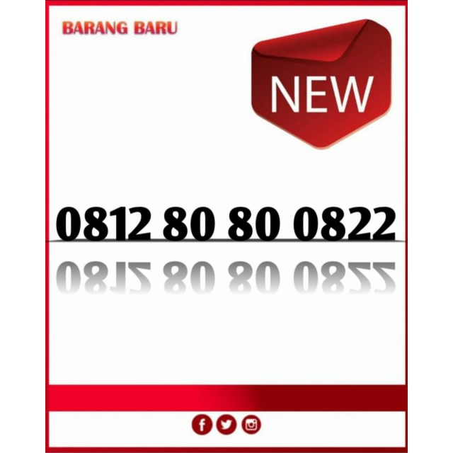 Nomor cantik simpati 4G/5G 0812 8080 0822