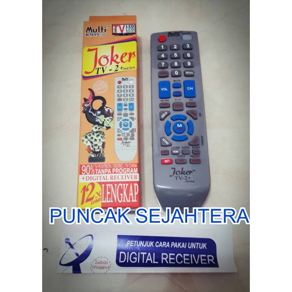 Jual Remote TV Joker cocok dengan semua Merk tv yang ada Shopee