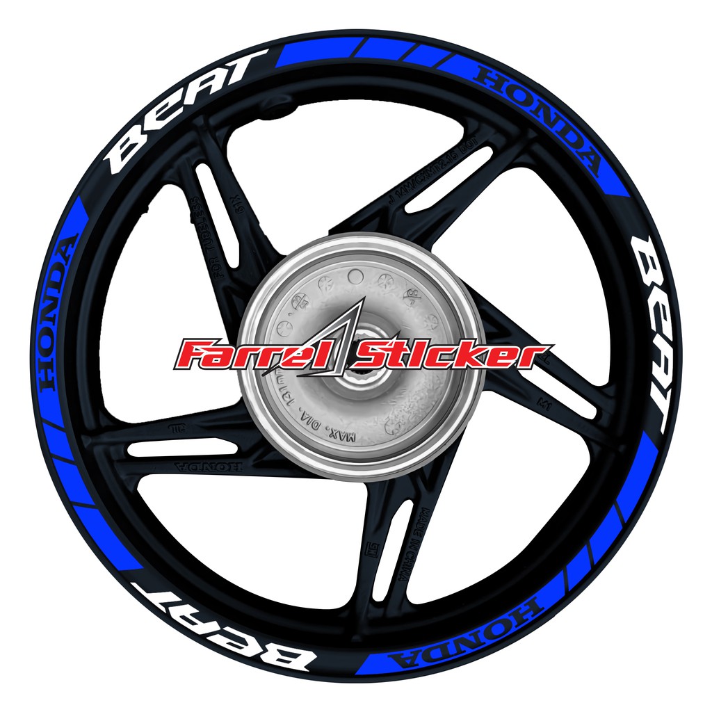 stiker velg sticker velk honda beat