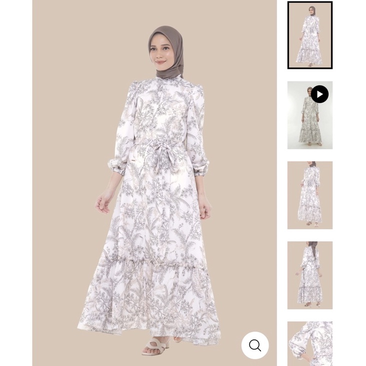 RUBY dress S white marble by wearing klamby