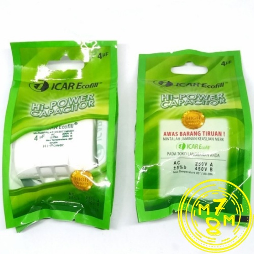 Kapasitor Kotak 1.5uF ICAR Ecofill
