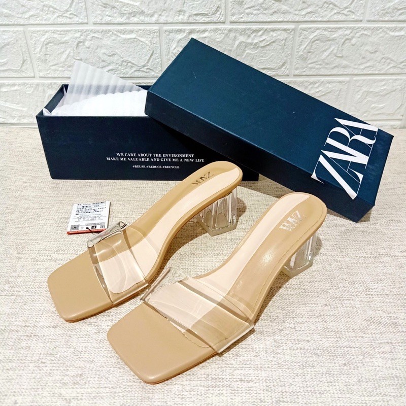 Sandal Heels Transparant ZRA