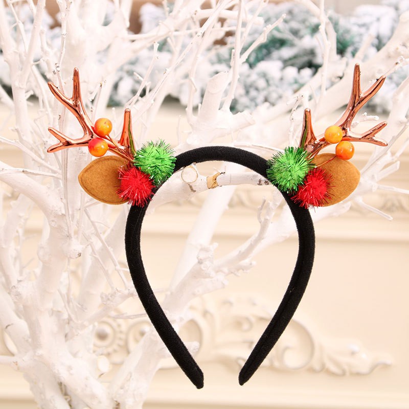 XANT bando tanduk rusa antler head premium pesta natal headband