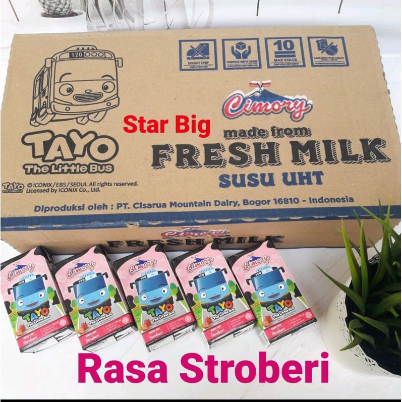 

Susu Cimory UHT Fresh Milk 125 Ml Gambar Tayo Rasa Stroberi Strawbery Per Dus