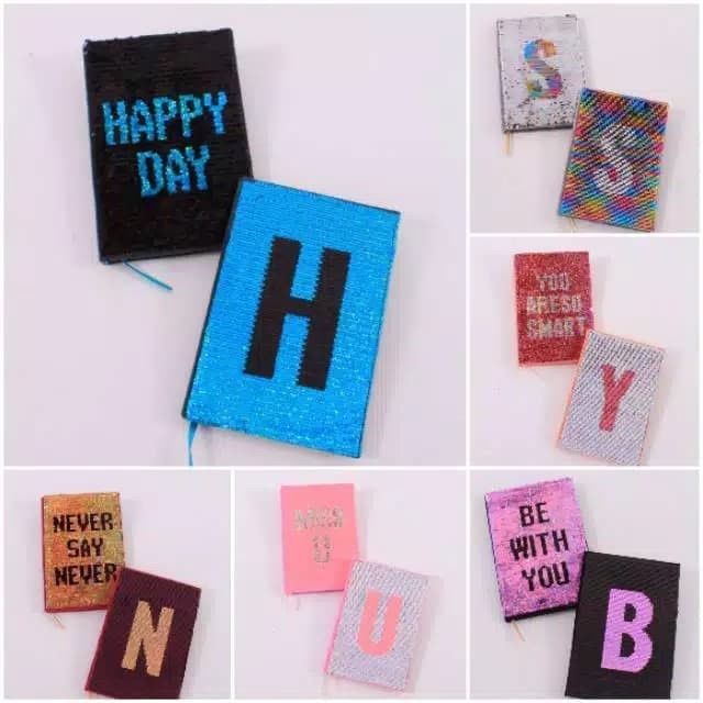 

Murah Diary Alphabet Sequin Flip Usap Berubah Warna Dan Gambar Sale!!!