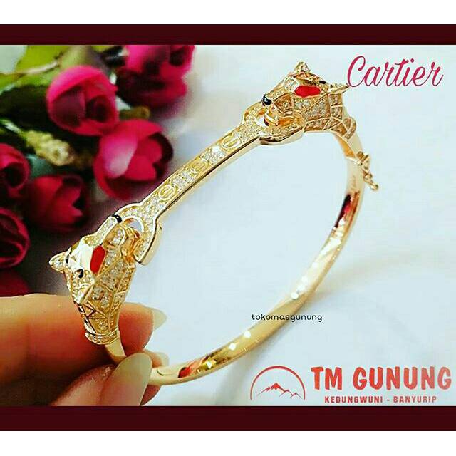 Gelang Oval Emas Cartier 375