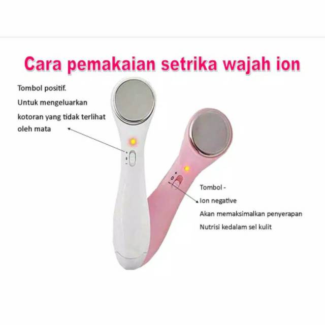 Setrika Wajah / Ion Massager