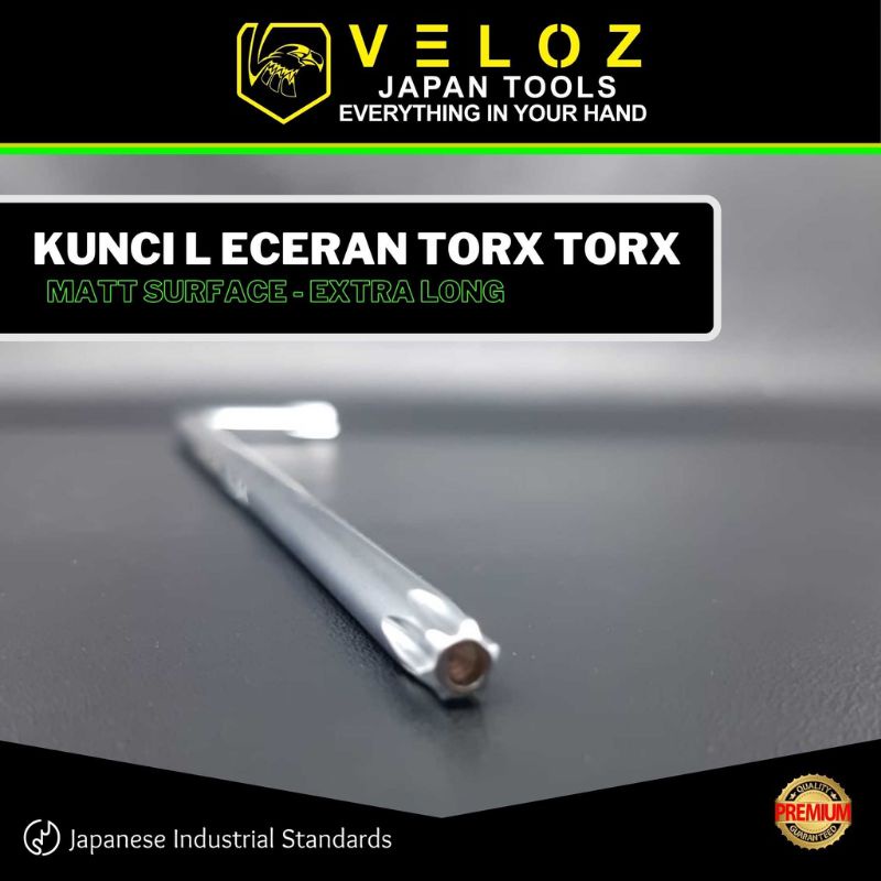 Kunci L bintang / torx T30 / 5mm CRV VELOZ Japan quality