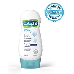 CETAPHIL BABY WASH &amp; SHAMPOO GENTLE 230 ML Shampo Sabun Bayi Anak 230ml