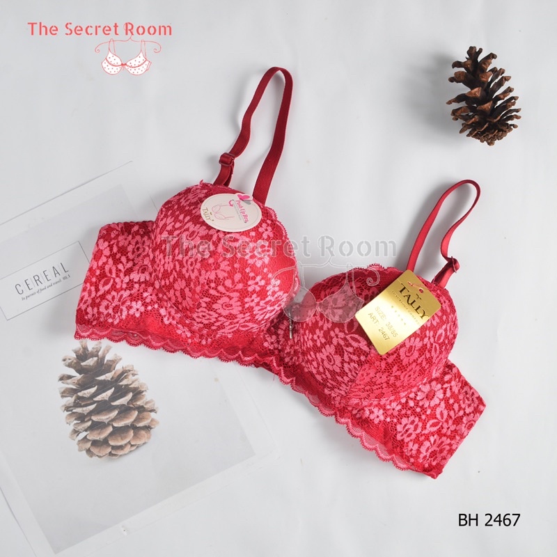 TALLY BRA BH 2467 | CUP B | BUSA TEBAL | PUSH UP BRA | ADA KAWAT | SIZE 34 - 38