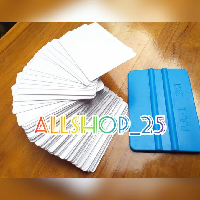 

Anti gores sim ktp Plastik laminating 200 pcs Gratis alat pasang nya
