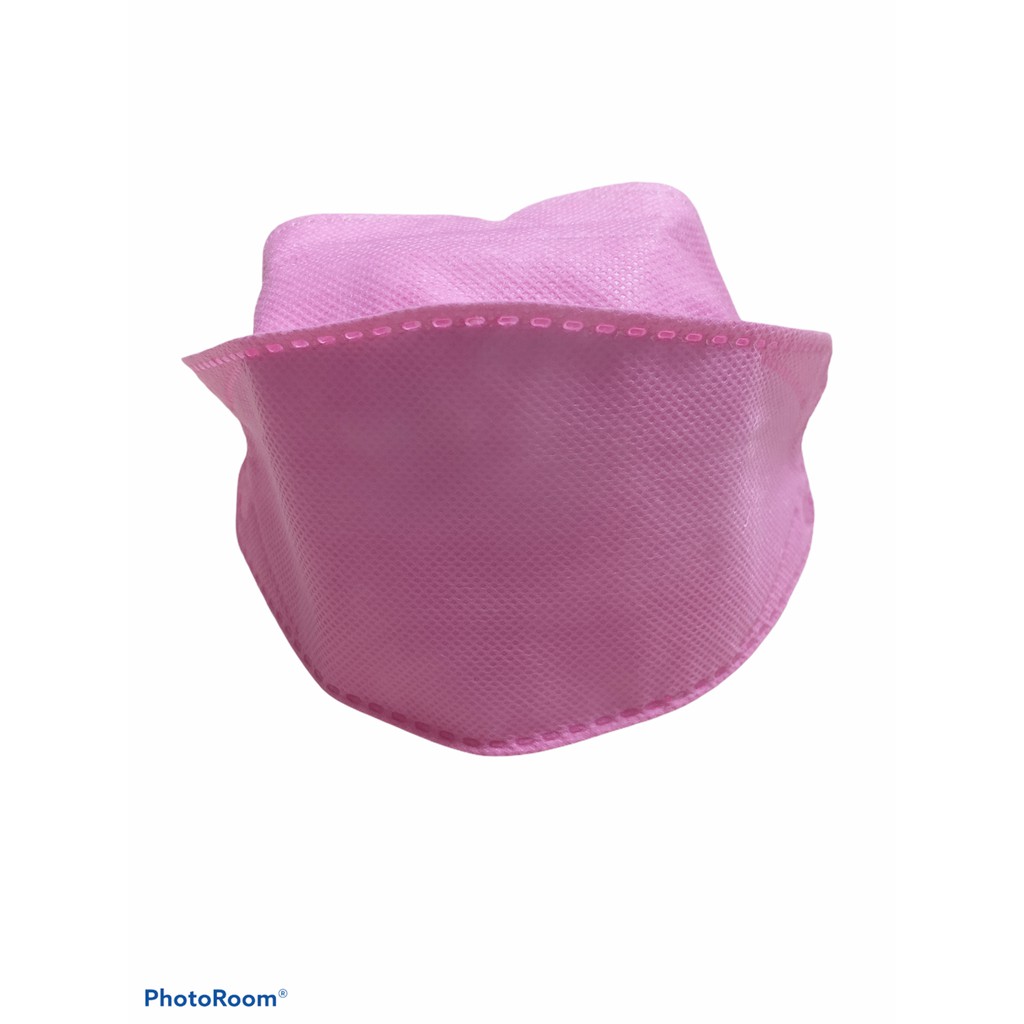 Masker Dewasa KF 94 Korea Pink 4 Ply - Satuan
