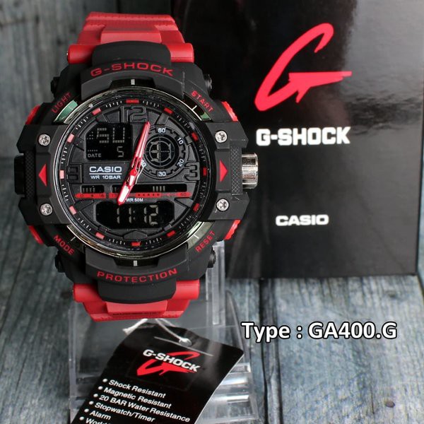 TERLARIS Casio G-Shock G8600 Full Merah Jam tangan pria & anak TERMURAH