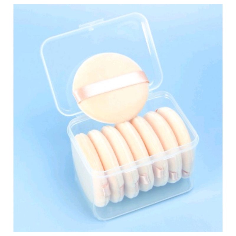 7 Pcs Spon Bedak Tabur+Box uk.6cm