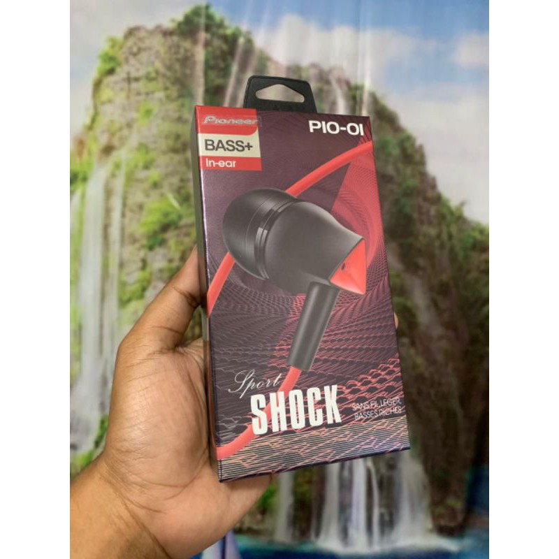 HEADSET PIONEER P10-01 SPORT BASS+ HF PIONEER SUPER BASS SUARA MANTAP IMPORT