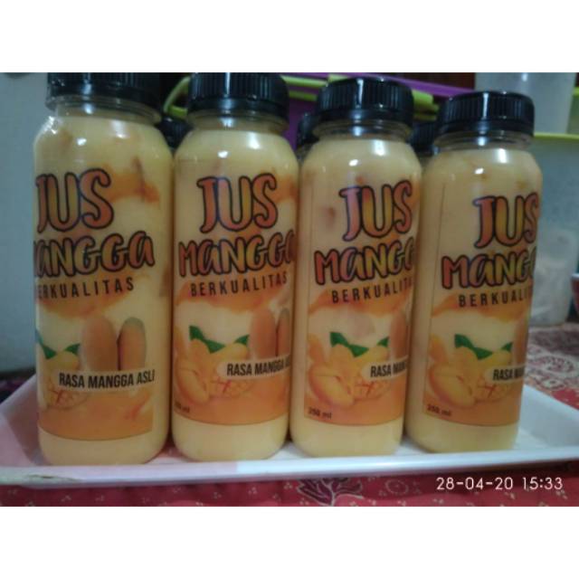 

Jus mangga ..dengan potongan buah mangga asli