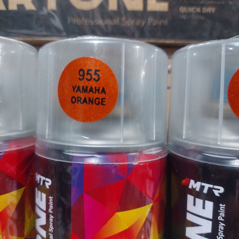 Pilok Pilok Cat Semprot MTR ARTONE Candy Orange Yamaha Orange 955 300cc Ukuran Besar Tahan Bensin Semprotan Bisa diputar Miring dan Lurus ( Horizontal dan Vertical)