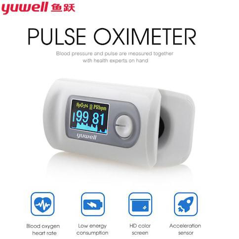 Yuwell Yx301 Fingertip Pulse Oximeter Blood Monitor Color Led Rikoaldi655.Olshop