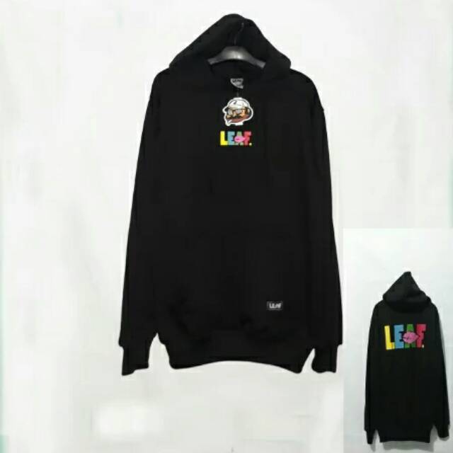 Sweater hoodie leaf premium