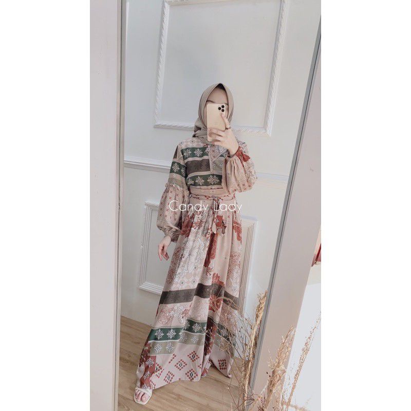 Dress Mayora Flower Maxi by Candylady