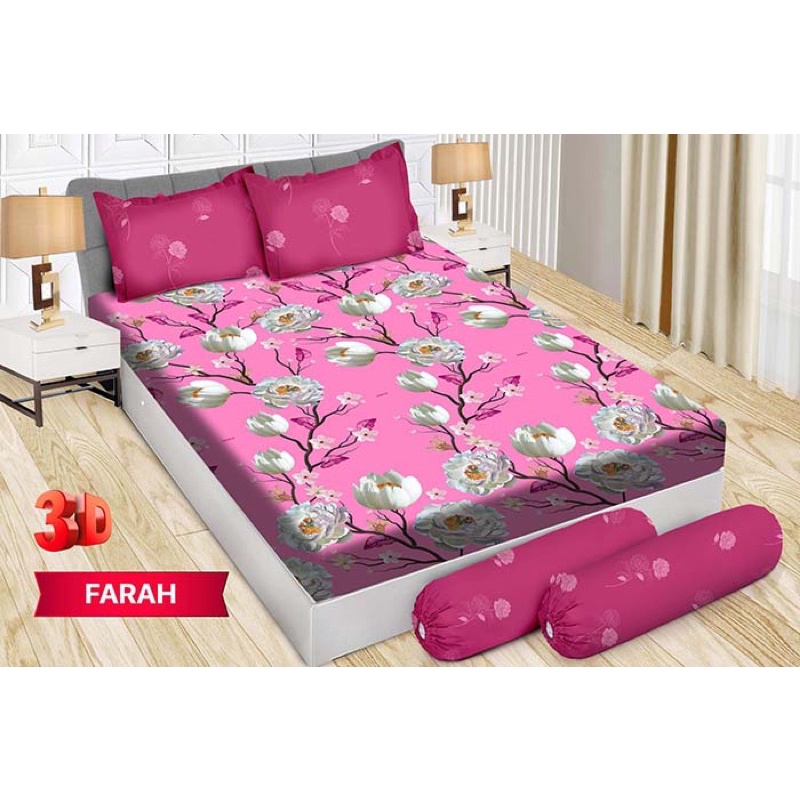 (BISA COD) SPREI BONITA UK 180*200 CM ANTI LUNTUR