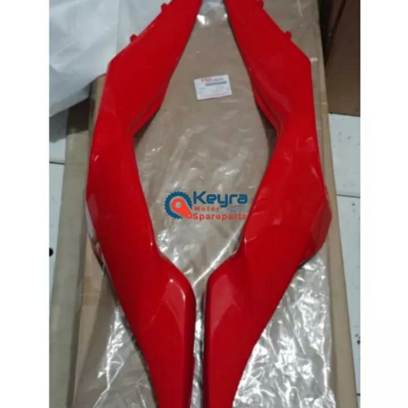 BODY GSX R150 KIRI KANAN SET MERAH ASLI ORIGINAL SUZUKI SGP