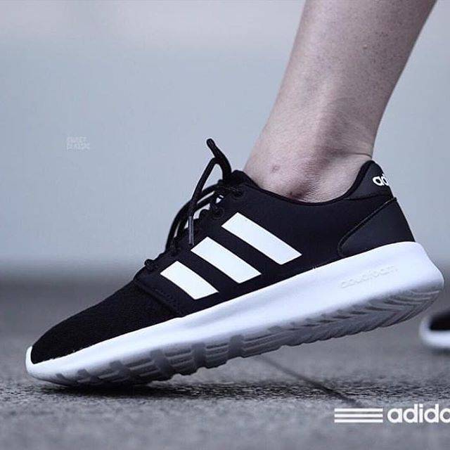 ADIDAS QT RACER BLACK WHITE ORIGINAL