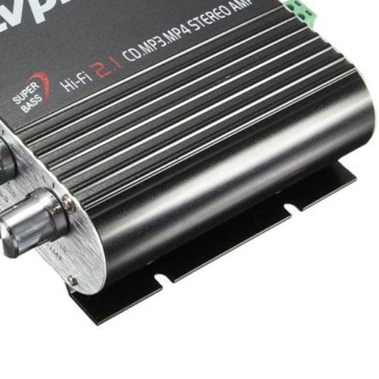 ▲ LVPIN Mini HiFi Stereo Amplifier Treble Bass Booster 12V ✤