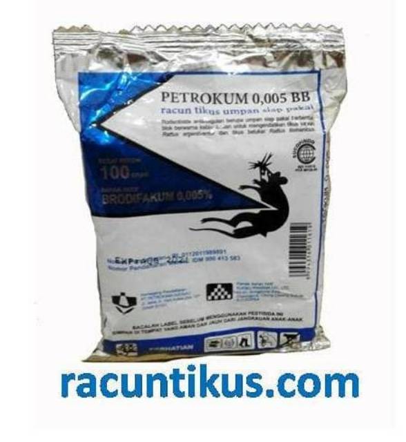 [95 GRAM] Racun Tikus Paling Ampuh PETROKUM - Umpan Siap Pakai - Original Asli Insektisida