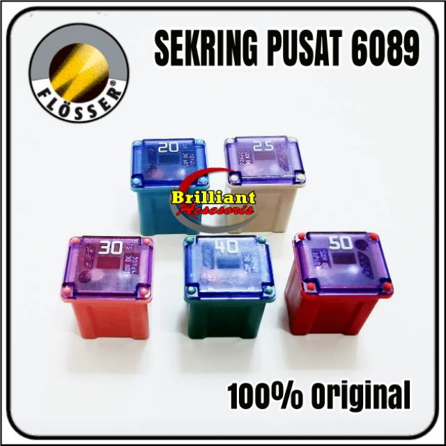 Sekring Fuse Pusat - FLOSSER ORIGINAL - 6089 / 6048 / 6090 / 6050